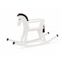 Cheval A Bascule Halla Arceau De Protection Amovible Couleur Blanc - Geuther