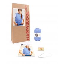 Kit Tricot Pull Mindy Bleu Lavande 34/36 - Pingouin