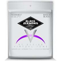 Black Diamond Nickel Black Coated 45/105 - Cordes Pour Basse