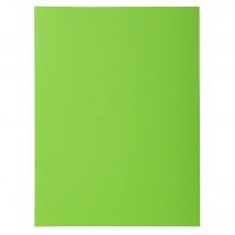 Paquet De 50 Chemises 1 Rabat Rock''s 210 - 24x32cm - Vert - X 5 - Exacompta