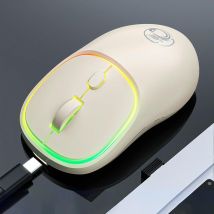 Souris Sans Fil Silencieuse Rechargeable 1600 Dpi Rose Pour Pc Et Mac Vert Yonis - Yonis