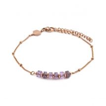 Bracelet Piana En Pierres Améthyste - Sloya