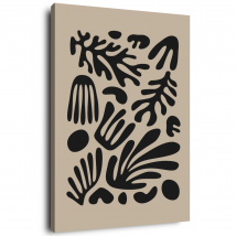 Tableau Sur Toile Feuille Abstraite 30x45 Cm - Ceanothe