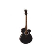 Dimavery Guitare Folk Aw-400 Noire Electro