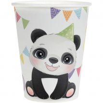 10 Gobelets Baby Panda - Santex
