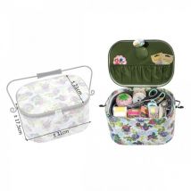 Boîte À Couture Ovale 21x31x18cm Londres - MyMercerie