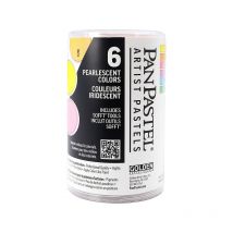 Pâte Pastel - Panpastel - Ultra Douce - Assortiment 6 Couleurs Iridescent + Applicateurs - Royal Talens