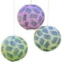 3 Décorations Lanternes Tiki Hawaii - Ginger Ray