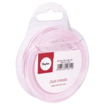 Ruban Organdi, 15 Mm, Rouleau 10 M, Rose - Rayher