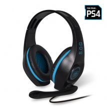 Casque Gaming Avec Microphone Pro-sh5 Pour Ps4 Bleu Et Noir - Spirit Of Gamer