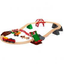 33984 Le Circuit De La Ferme Et Locomotive A Pile - Brio