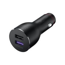 Huawei Chargeur De Voiture ''Super Charge'' Cp37 Avec Câble Usb/usb-c Noir
