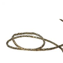 Bobine 30m Cordon Chiné Métal 2mm Noir/or - My mercerie