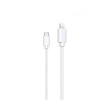 Jaym Câble Lightning Vers Usb-c Pd 27w Charge Et Synchronisation Collection Pop 1,5m Blanc