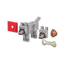 Minecraft - Figurine Diamond Wolf 14 Cm - Mattel