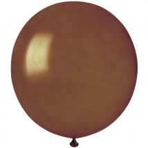 10 Ballons Marron Nacré Ø48cm - Annikids