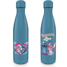 Bouteille Métallique Stitch & Angel Disney - Tropical Love - Cadeaux-et-anniversaire.com