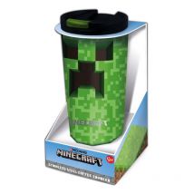 Minecraft - Gobelet De Voyage Isotherme En Métal Creeper - Stor