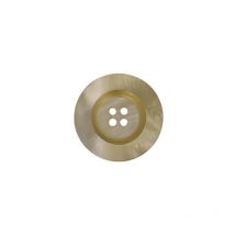 Lot De 3 Boutons Ronds 4 Trous 20mm Beige/or - My mercerie