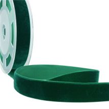 Bobine 10m Velours Haute Densité Vert Bouteille - My mercerie