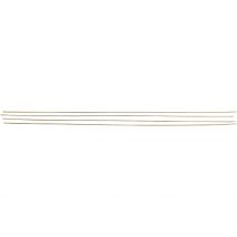 Barre Métallique, L : 45 Cm, D 2 Mm, Couleur Laiton, 5 Pièces/ 1 Pq. - CC Hobby