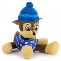 Peluche Chien Chase Couche 50 Cm - Pat' Patrouille - Peluche Licence Paw Patrol - Spin Master