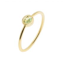 Bague Gemia En Pierre Péridot Plaqué Or Taille 52 - SLOYA