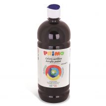 Flacon Peinture Acrylique 1000 Ml Bouchon Flux Control Noir Primo - Primo