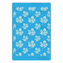 Pochoir Plastique Souple Réutilisable 18,5 X 14,5 Cm Fabrika Decoru Feuille 237 - FABRIKA DECORU