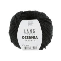 Pelote De Coton À Crocheter Et Tricoter Oceania - Lang Yarns 4 Noir