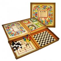 Coffret 8 Jeux De Societe Standard - Jeux Classiques - France Jouets - 00401 - Dujardin