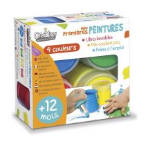 Mes Premieres Peintures 4 Pots - Crealign - Orange - Créa Lign'