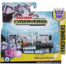 Transformers Cyberverse - Char Gris Megatron : Fusion Mega Shot - Hasbro - E3643 - Hasbro