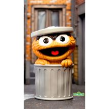 1, Rue Sésame - Figurine Fun! Fun! Oscar The Grouch (orange) 13 Cm - Super7