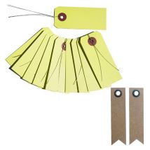 10 Étiquettes Anis Avec Fil Métal + 20 Étiquettes Kraft Fanion - Youdoit