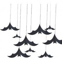 10 Décorations Chauve-souris À Suspendre - Ginger Ray