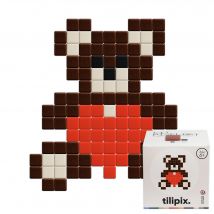 Kit Mosaïque Diy Pixel Art - Coeur Nounours - Classique - Tilipix