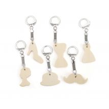 Porte-clés Mini Vintage 6 Pièces - Graine Creative