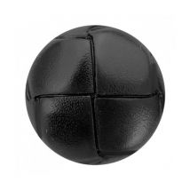 Boutons Simili Cuir Noir 18mm X 4 - Union Knopf Noir - Prym Union Knopf