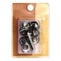 10 Petits Oeillets 10mm Et Outil Couleur Bronze - My mercerie