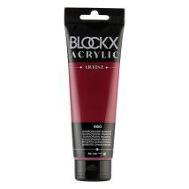 Peinture Acrylique - Quinacridone Magenta - 460 - Blockx Artist - Qualité Beaux-arts - Tube 120ml - Color Block