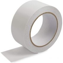 Ruban Adhésif - Double Face - Blanc - Tous Supports - 15m X 30mm - Cogex