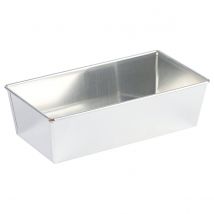 Moule À Pain Rectangulaire - Fer Blanc - 240 X 120 Mm Dim Ext / 220 X 100 Mm Dim Int - H70 Mm - Gobel