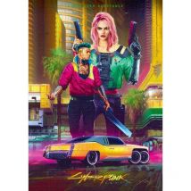 Cyberpunk 2077 - Puzzle Kitsch Style (1000 Pièces) - Good Loot