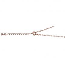 Chaîne À Maillons Métal Av.fermoir, Ø2mm, Or Rose, 78cm, + Rallonge 5cm, 1 Pce. - Rayher