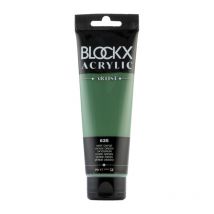 Peinture Acrylique - Vert Oxyde - 635 - Blockx Artist - Qualité Beaux-arts - Tube 120ml - Color Block