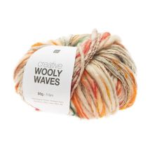 Pelote De Laine Creative Wooly Waves - Rico Design 05 Gris