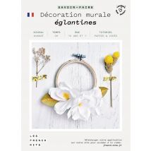 Coffret Diy Papier - Décoration Murale Florale - Infocrea