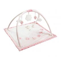 Tapis D'Eveil Musical - Fleurs Roses Mouton & Lapin - Trousselier
