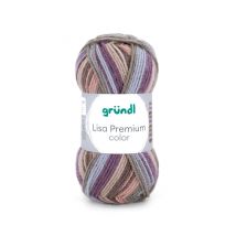 Fil À Tricoter Lisa Premium Color - Grundl - Certifiée Oeko-tex 22 Multicolore - Gründl
